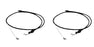 2 Pack Genuine Husqvarna 598521701 Drive Cable Fits LC221RH OEM