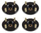 4 PK Genuine Scag 46928 Wheel Hub SWM SWZ SWZU Pro-V V-Ride OEM