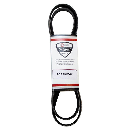 Genuine Exmark 1-633569-SL Poly V-Belt Lazer Z AC AS LC 1-633569 OEM
