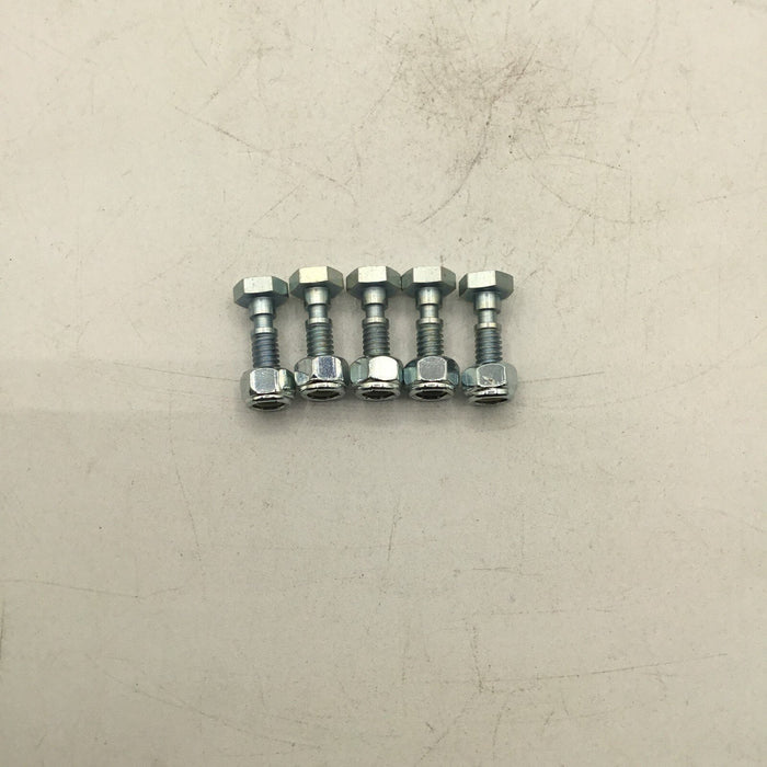 5 New OEM Exmark Navigator Blade Shear Bolts & Nuts 99-0283 CD42CD NV640 NVS730