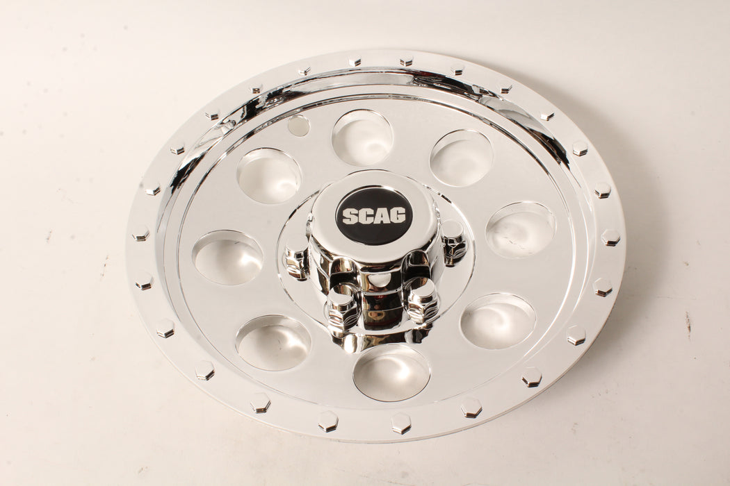Genuine Scag WC-12 12" Chrome Rear Wheel Cover Set of 2