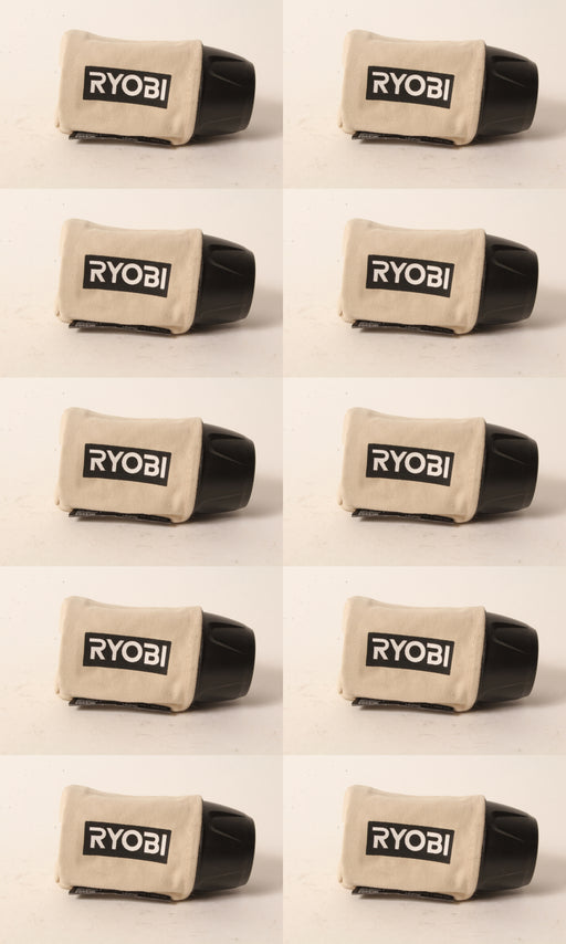 10 PK Genuine Ryobi 019657001016 Dust Bag Fits P411 ONE+ Random Orbit Sander OEM