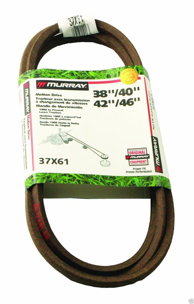 Genuine Murray 037X61MA Mower Motion Drive Belt Replaces 37X61 37X61MA OEM