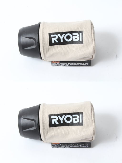 2 Pack Genuine Ryobi 039065005022 Dust Bag Fits S652DK RS290 RS290G CFS1503G