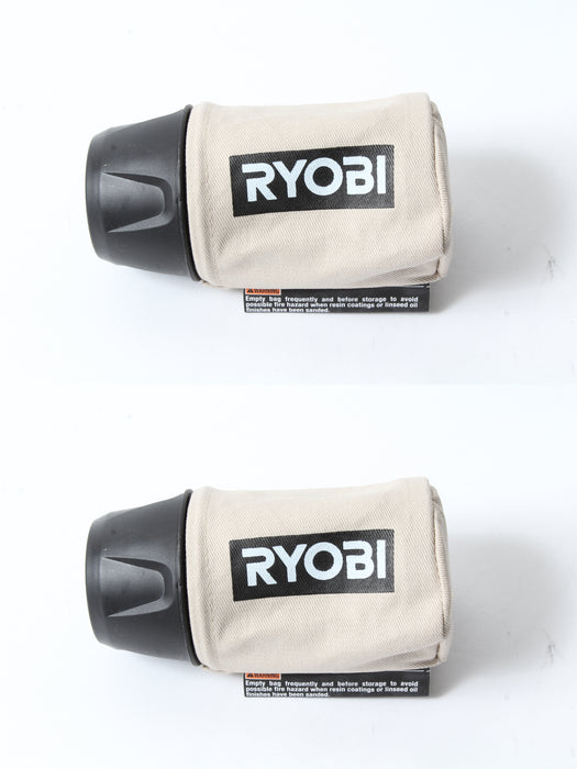 2 Pack Genuine Ryobi 039065005022 Dust Bag Fits S652DK RS290 RS290G CFS1503G