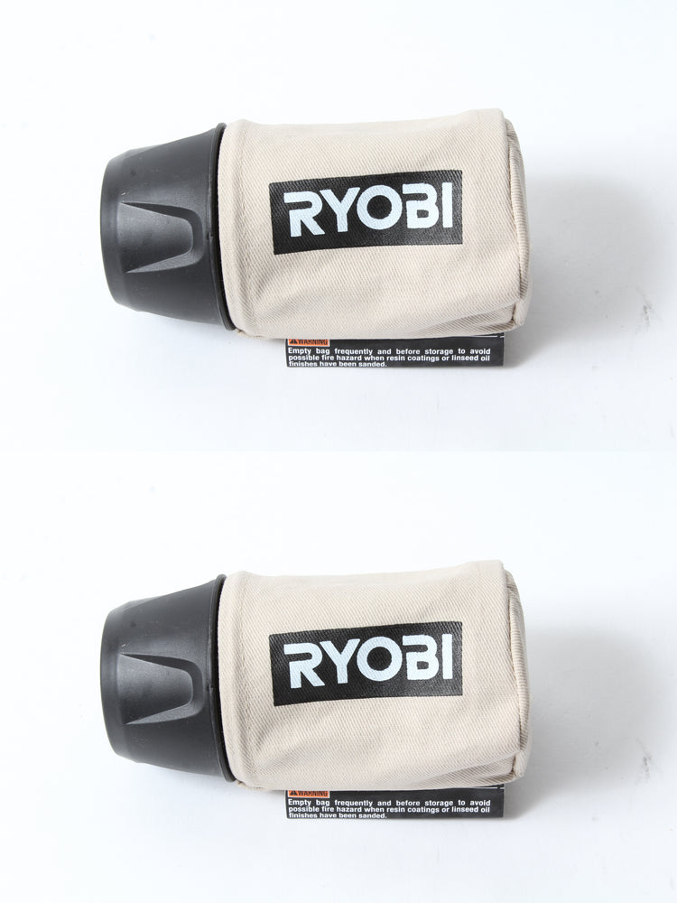 2 Pack Genuine Ryobi 039065005022 Dust Bag Fits S652DK RS290 RS290G CFS1503G