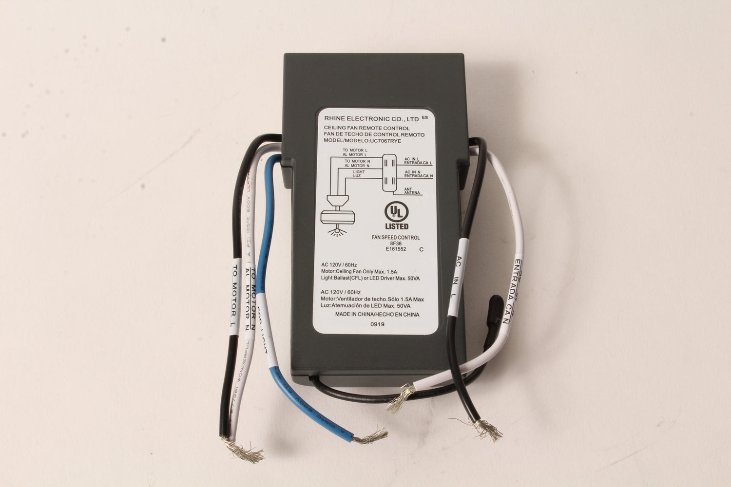 Genuine Ridgid 039858001108 Remote Receiver OEM