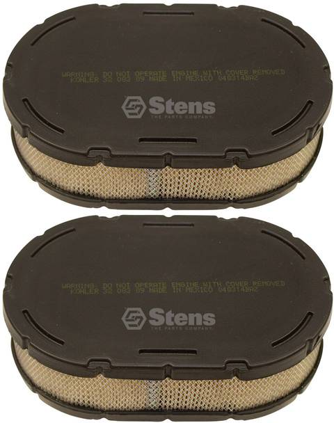 2 Pack Stens 055-172 Air Filter Fits Kohler 32 083 09-S