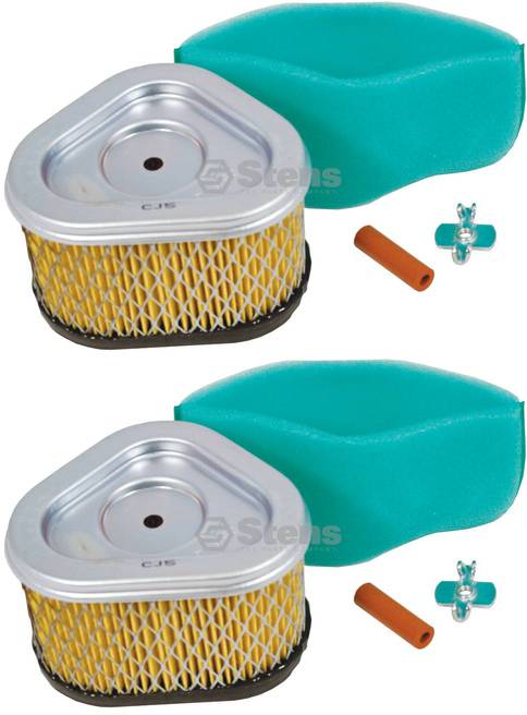 2 Pack Stens 055-429 Air Filter Combo Fits Kohler 12 883 05-S1