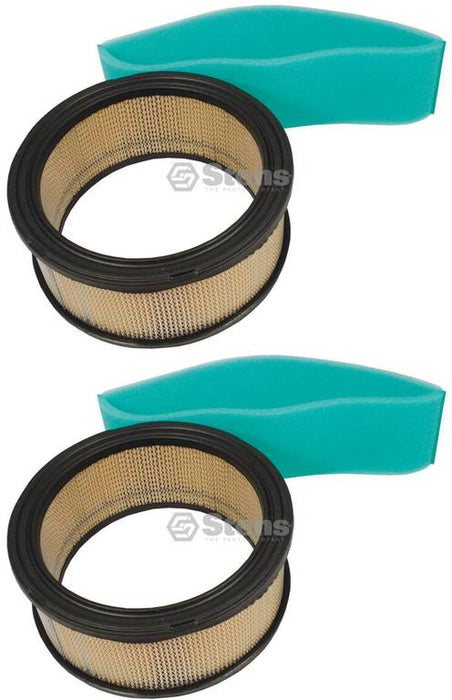 2 Pack Stens 055-437 Air Filter Combo Fits Kohler 24 883 03-S1