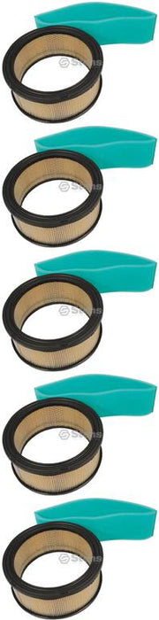 5 Pack Stens 055-437 Air Filter Combo Fits Kohler 24 883 03-S1