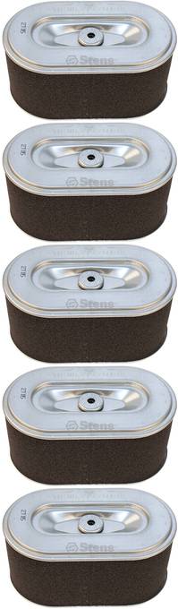 5 Pack Stens 058-005 Air Filter Combo Fits Subaru 279-32607-17