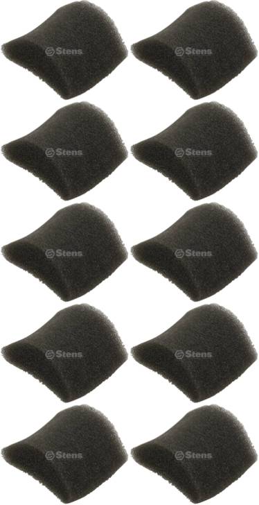 10 Pack Stens 058-345 Air Filter Fits Subaru 252-32614-08