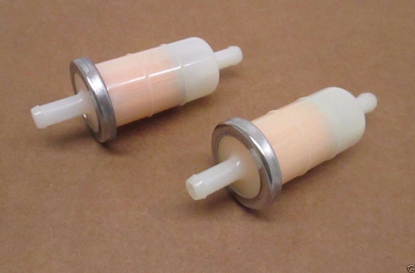 2 Pack Oregon 07-062 Translucent In-Line Fuel Filter for Kawasaki 49019-1055