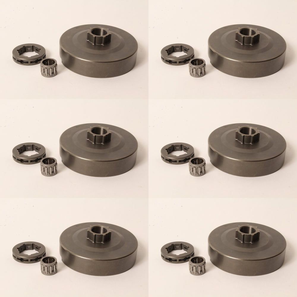 6 Clutch Drum Sprockets For Husqvarna 586980601 362 365 371 372 570 575 3/8" 7T