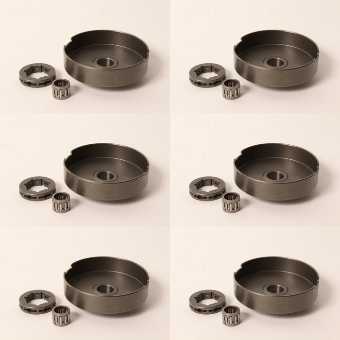 6 Clutch Drum Sprockets For Husqvarna 586980601 362 365 371 372 570 575 3/8" 7T