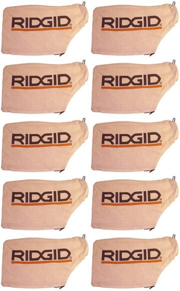 10 Pack Genuine Rdgid 089036008914 Dust Bag with Spring Fits R4112 R41121 OEM