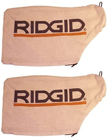 2 Pack Genuine Rdgid 089036008914 Dust Bag with Spring Fits R4112 R41121 OEM