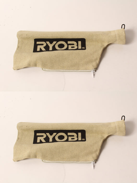 2 Pack Genuine Ryobi 089240006084 Dust Bag ASM Fits P552 TTI