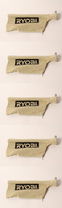 5 Pack Genuine Ryobi 089240006084 Dust Bag ASM Fits P552 TTI