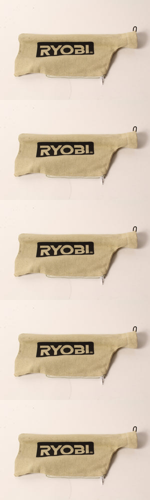 5 Pack Genuine Ryobi 089240006084 Dust Bag ASM Fits P552 TTI