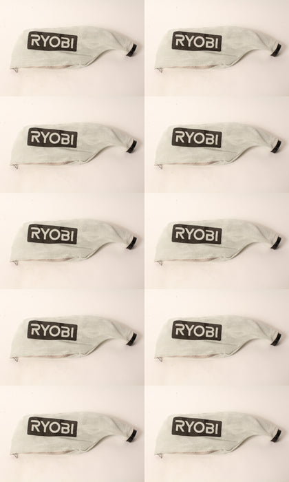 10 PK Genuine Ryobi 089240011703 Dust Bag Fits TSS701 TSS702 OEM
