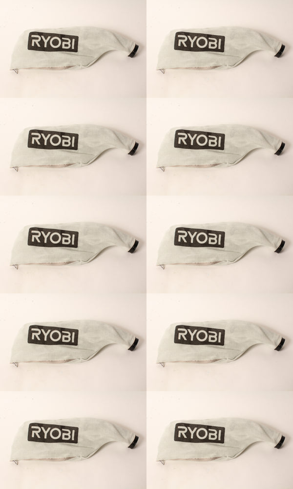 10 PK Genuine Ryobi 089240011703 Dust Bag Fits TSS701 TSS702 OEM