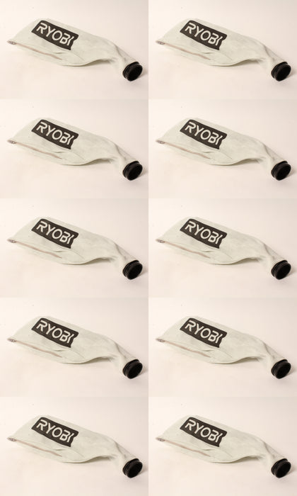 10 PK Genuine Ryobi 089240011703 Dust Bag Fits TSS701 TSS702 OEM