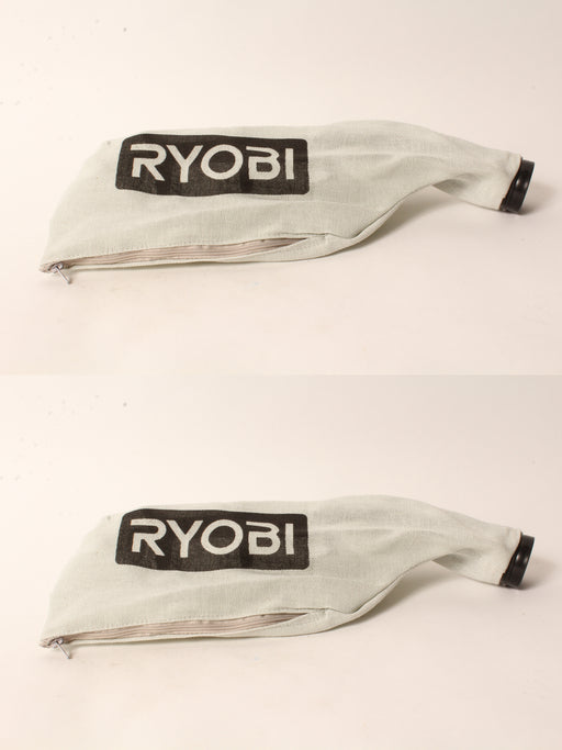 2 PK Genuine Ryobi 089240011703 Dust Bag Fits TSS701 TSS702 OEM