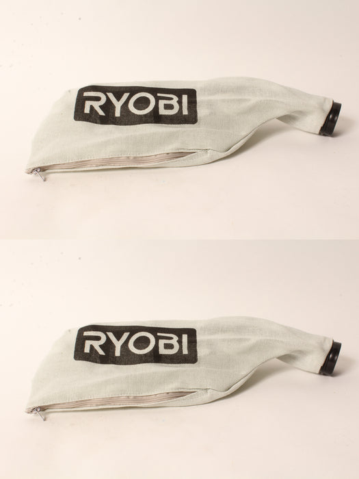 2 PK Genuine Ryobi 089240011703 Dust Bag Fits TSS701 TSS702 OEM
