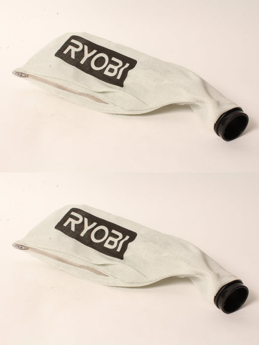 2 PK Genuine Ryobi 089240011703 Dust Bag Fits TSS701 TSS702 OEM