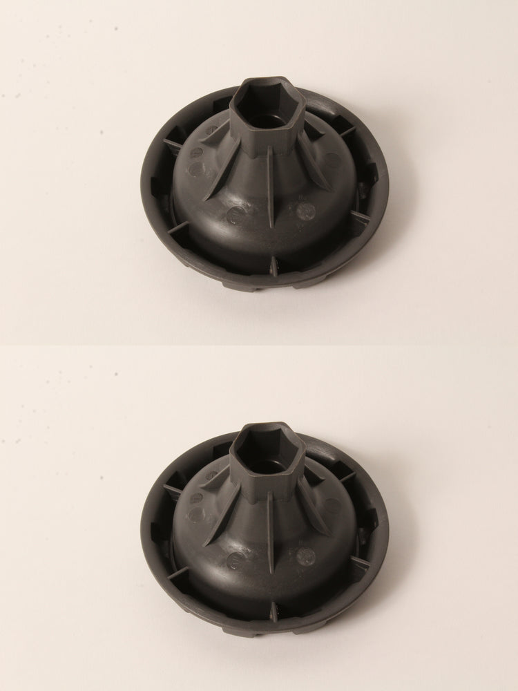 2 PK Genuine Ridgid 089290001056 Bevel Wheel For R4513 Table Saw OEM