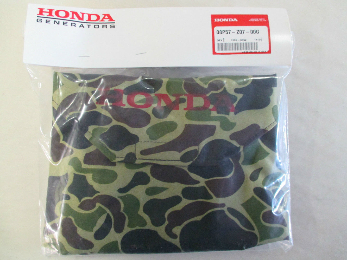 Genuine Honda 08P57-Z07-00G Camouflage Generator Cover Fits EU2000i OEM