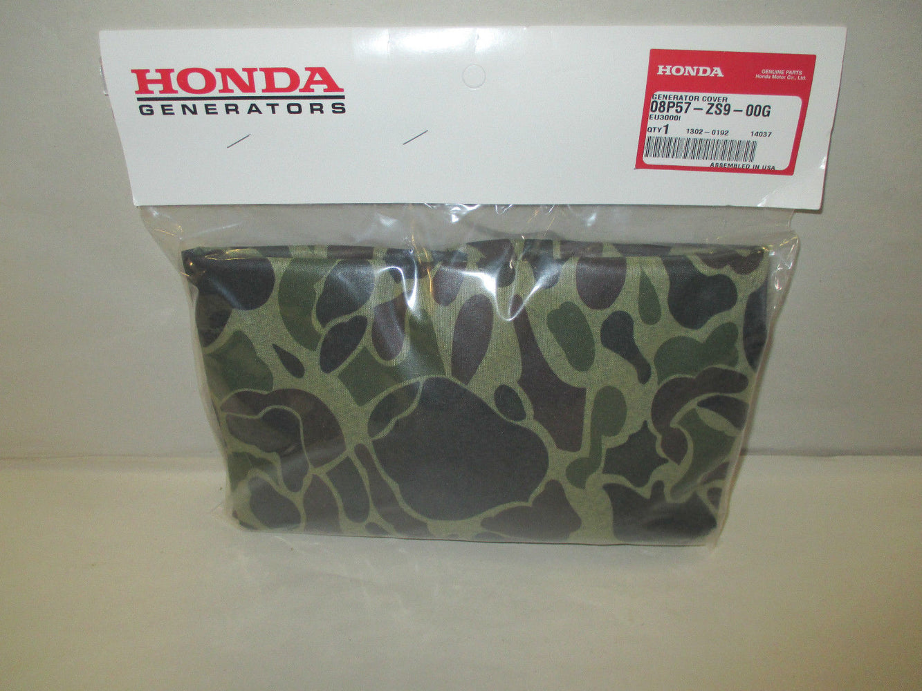 Genuine Honda 08P57-ZS9-00G Camouflage Generator Cover Fits EU3000is OEM