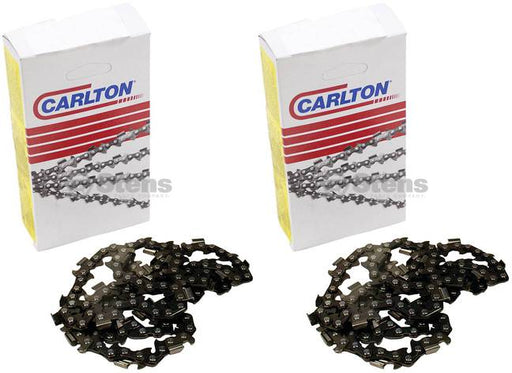 2 Pack Stens 090-381 Chain Pre-Cut Loop 81 DL 3/8" .050 S-Chisel Standard