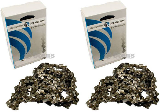 2 Pack Stens 092-3707 Chain Pre-Cut Loop 70 DL 3/8" .050 Chisel Standard