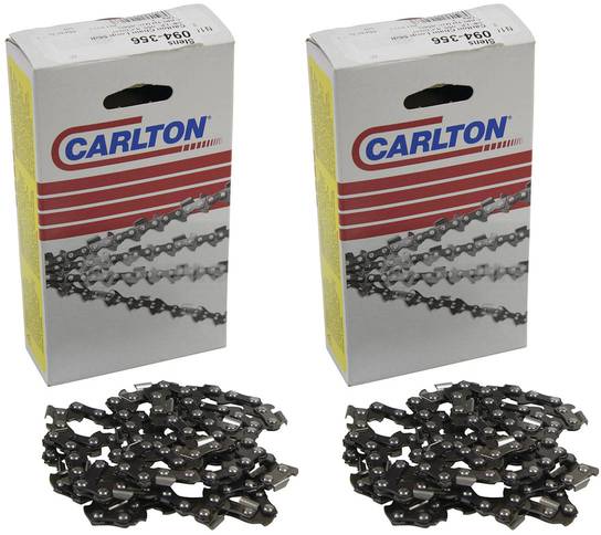 2 Pack Stens 094-356 Chain Pre-Cut Loop 56 DL 3/8" LP .050 S-Chisel Standard