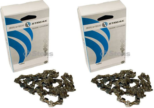 2 Pack Stens 095-3447 Chain Pre-Cut Loop 44 DL 3/8" LP .050 S-Chis Reduced Ki