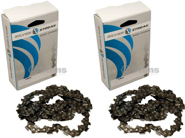 2 Pack Stens 096-3677 Chain Pre-Cut Loop 67 DL .325" .050 S-Chisel Standard