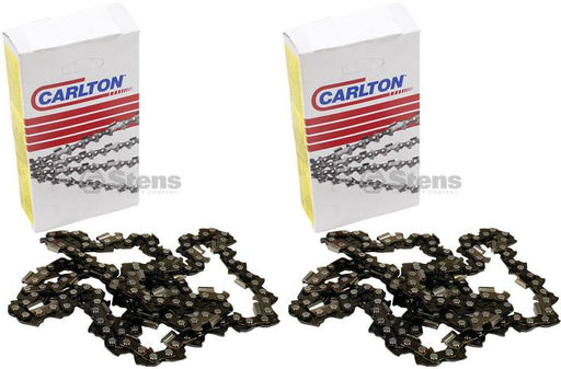 2 Pack Stens 096-374 Chain Pre-Cut Loop 74 DL .325" .050 S-Chisel Standard