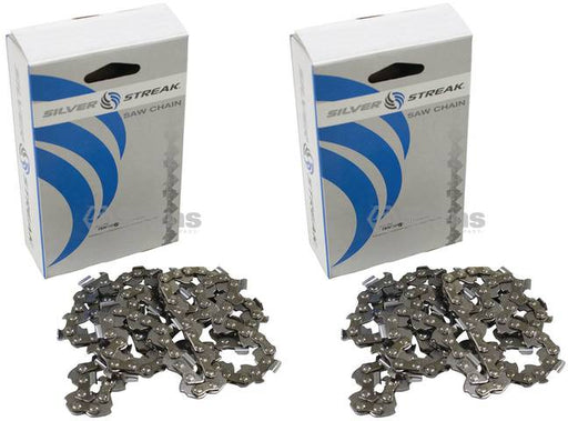 2 Pack Stens 096-4647 Chain Pre-Cut Loop 64 DL .325" .058 S-Chisel Standard