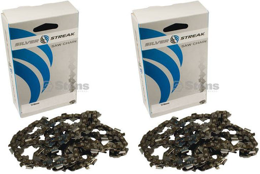 2 Pack Stens 096-5747 Chain Pre-Cut Loop 74 DL .325" .063 S-Chisel Standard