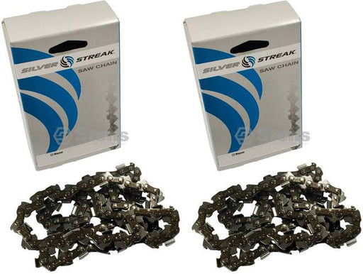 2 Pack Stens 097-3667 Chain Pre-Cut Loop 66 DL .325" .050 S-Chis Reduced Kic