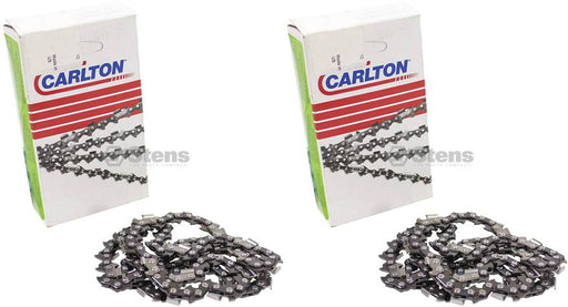 2 Pack Stens 097-466 Chain Pre-Cut Loop 66 DL .325" .058 S-Chis Reduced Kic