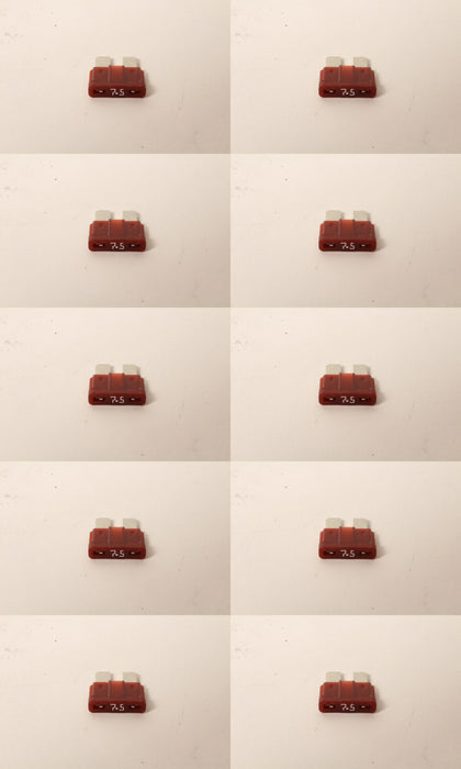 10 Pack Genuine Generac 0D7178T Brown 7.5 Amp ATO Type Fuse OEM