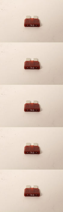 5 Pack Genuine Generac 0D7178T Brown 7.5 Amp ATO Type Fuse OEM