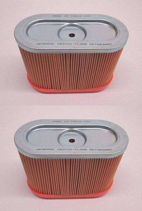 2 PK Generac 0D9723S Air Filter 760 990cc XG XP Ultra Source 12.5-17.5kW OEM