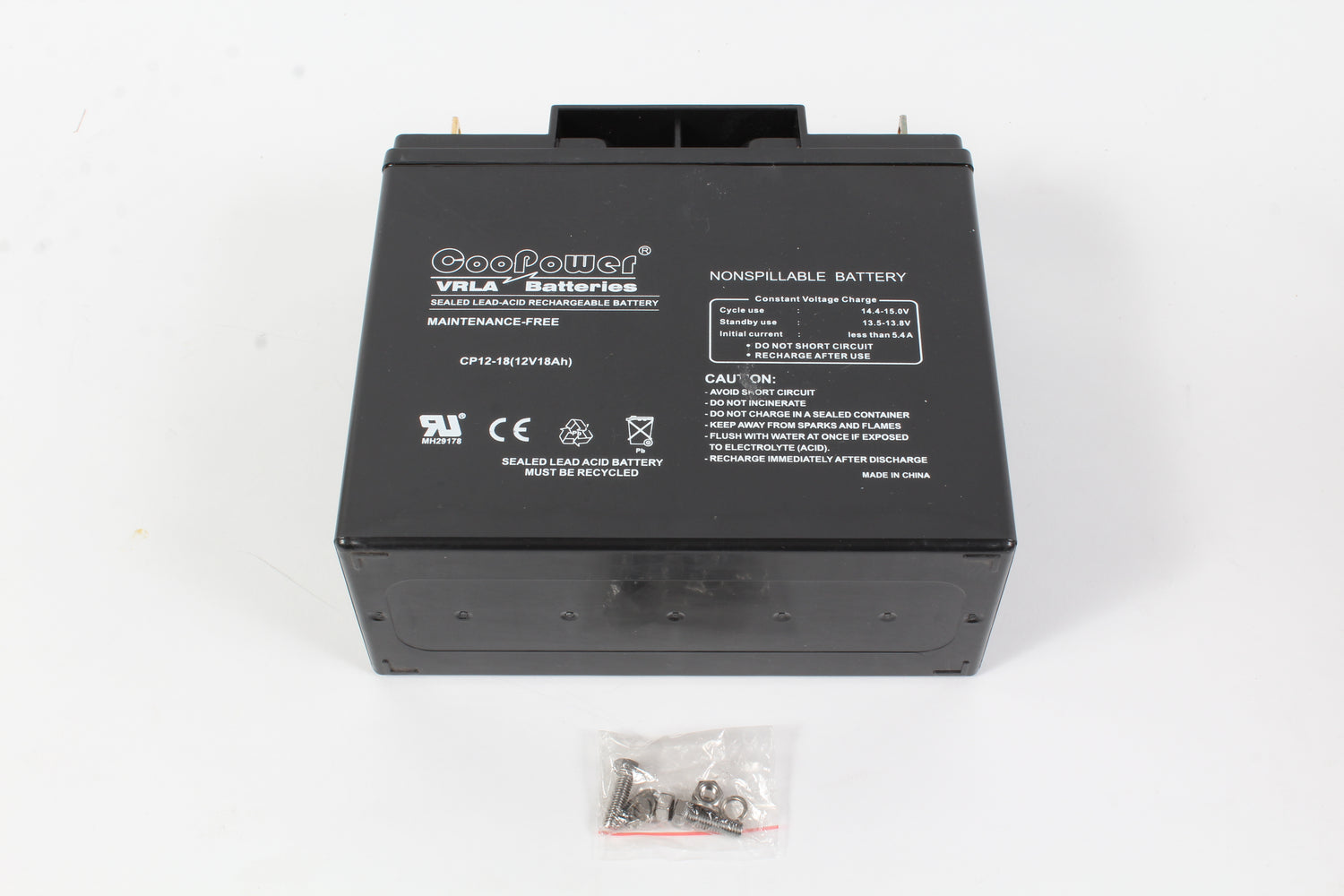 Genuine Generac 0H1663 Sealed 12V Battery 12V18AH For XG10000E OEM