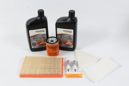 Genuine Generac 0J93210SSM Service Maintenance Kit Evolution 11kW 5W30 Synthetic