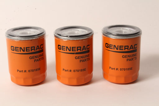 Generac 0K06950SRV Oil Filter 3 Pack High Capacity Oil Filter Extended Life OEM